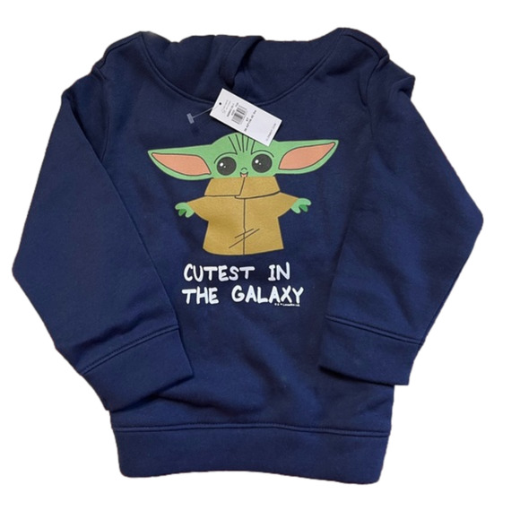 Old Navy Other - NWT-Star Wars Baby Yoda Hooded Sweatshirt.
